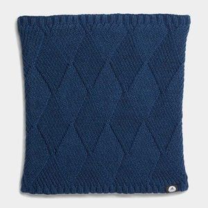 Adidas HC6187 Diamond Pattern Knit Neck Warmer Scarf Blue